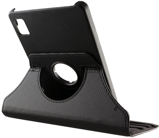 Volte-Tel Flip Cover Δερμάτινη Περιστρεφόμενη Μαύρη (Realme Pad Mini 8.7")