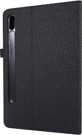Ancus Flip Cover Neagră (Galaxy Tab S8 Ultra)