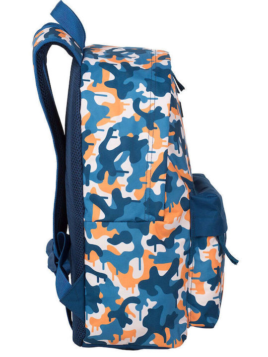 Fortnite Blue Camo School Bag Backpack Elementary, Elementary in Blue color