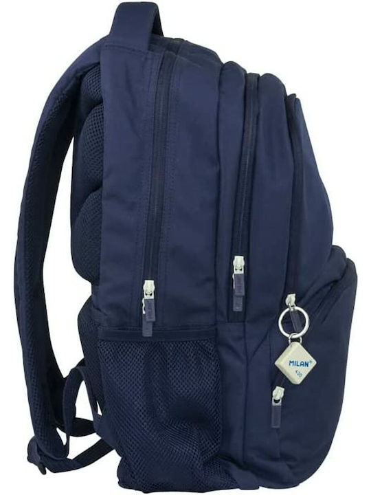 Milan Schulranzen Rucksack Junior High-High School in Blau Farbe 25Es