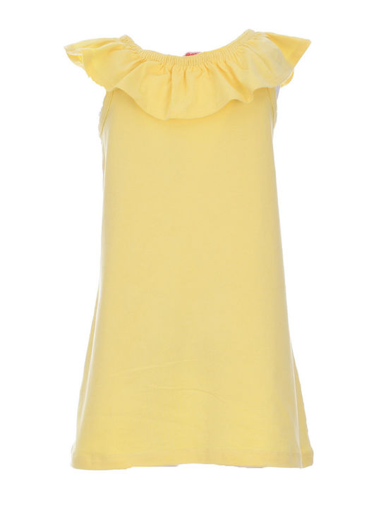 Energiers Kids Dress Sleeveless Yellow