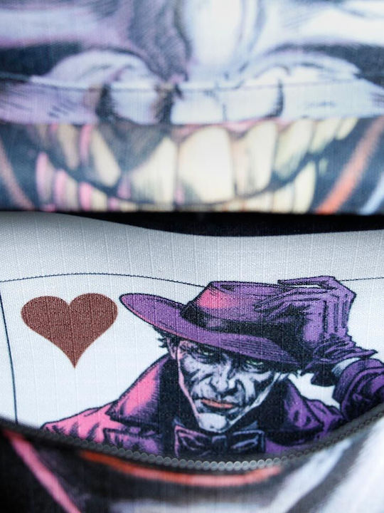 DC Joker Crazy Ученическа Раница Основно Многоцветна с Джоб за Бутилка 22.5 Литра
