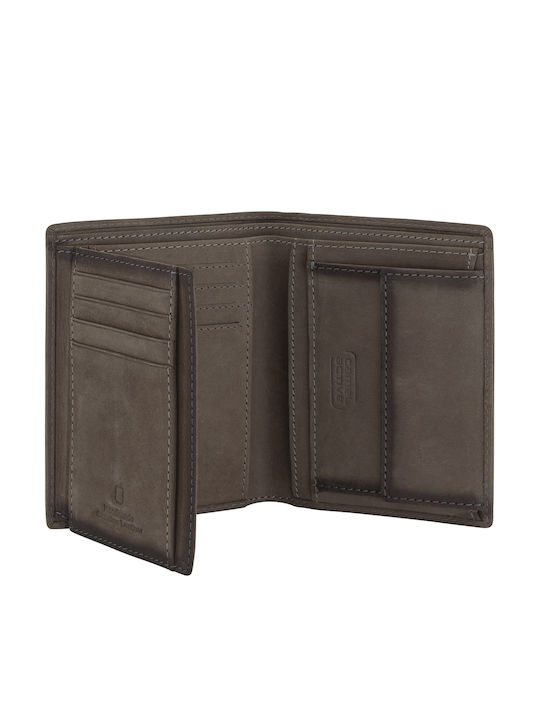 Camel Active Dallas Δερμάτινο Ανδρικό Πορτοφόλι με RFID Γκρι