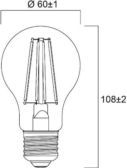 Sylvania LED Bulb 9W for Socket E27 Warm White 1055lm Dimmable