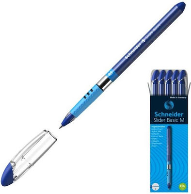 Schneider Slider Basic M Ballpoint με Μπλε Μελάνι