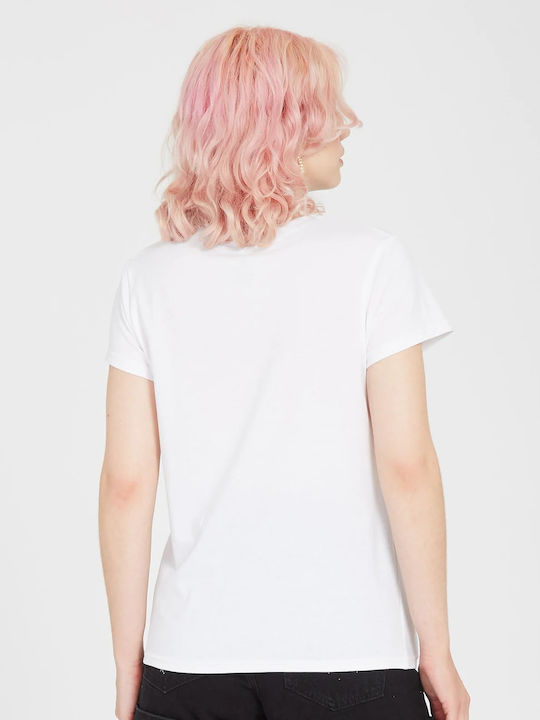 Volcom Γυναικείο T-shirt Λευκό