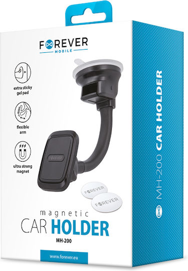 Forever MH-200 Car Mobile Mount with Magnet Black