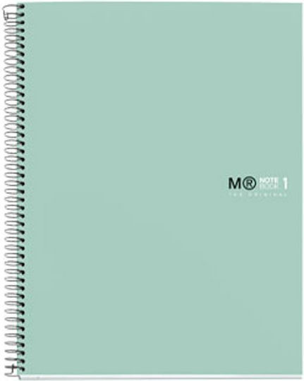 Miquelrius Spiral Notebook Ruled A4 80 Sheets Original Antiviral Green 1pcs