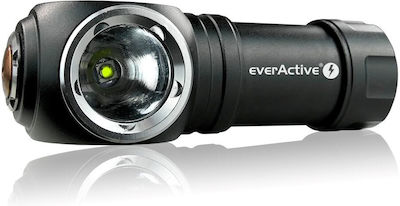 everActive Lumină de lucru și de sit, cu baterie Lanternă de Cap LED Impermeabil IP66 cu Luminozitate Maximă 500lm