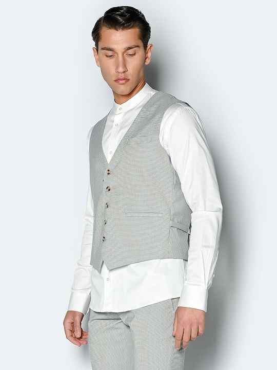 Men's Vest Slim Fit Gray