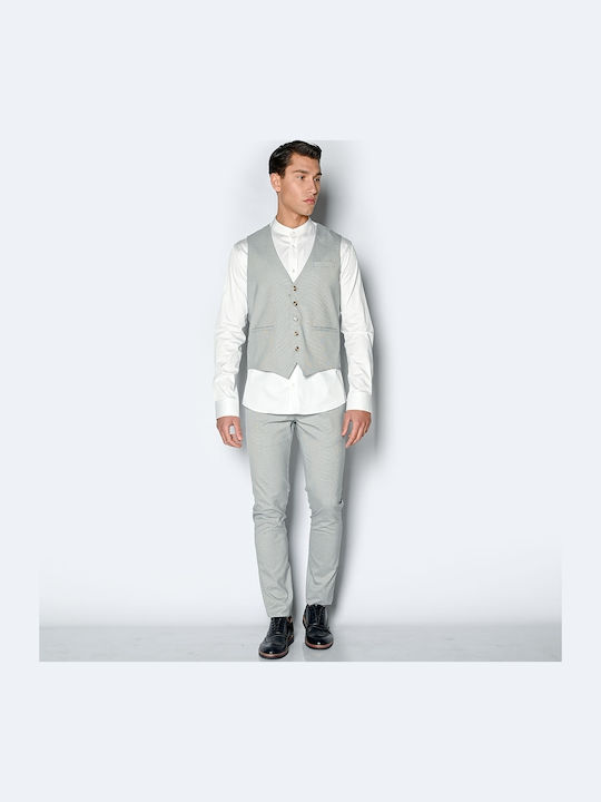 Men's Vest Slim Fit Gray