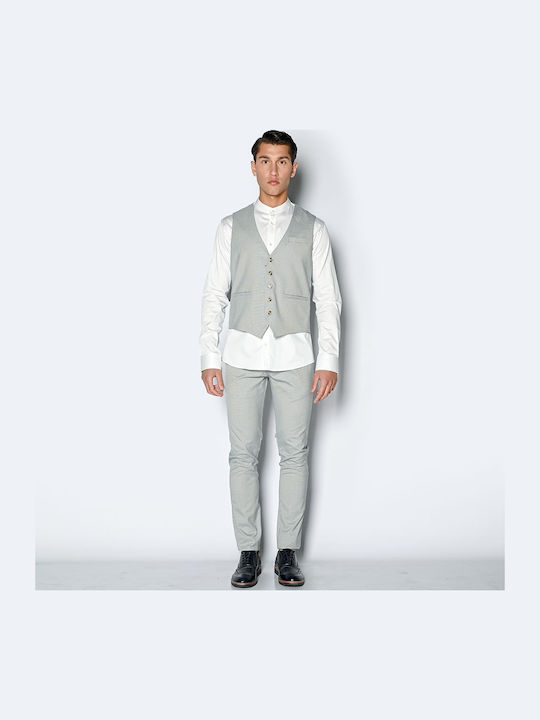 Men's Vest Slim Fit Gray