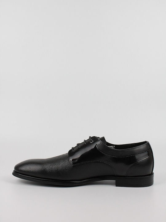 Versace Men's Leather Dress Shoes Black