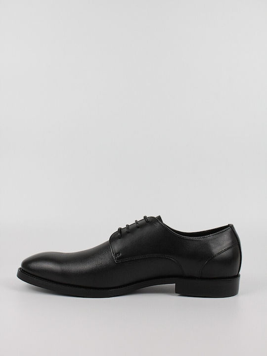 Versace Men's Leather Dress Shoes Black