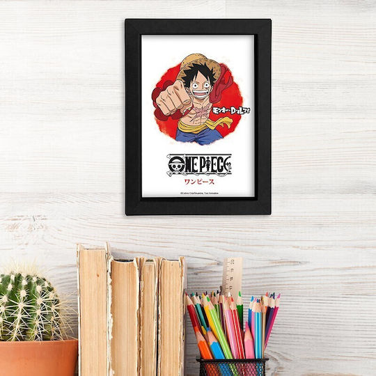 Abysse One Piece Luffy Κάδρο Χάρτινο 15x20cm