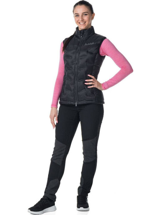 Nai Women's for Hiking Short Puffer Jacket for Spring or Autumn Black