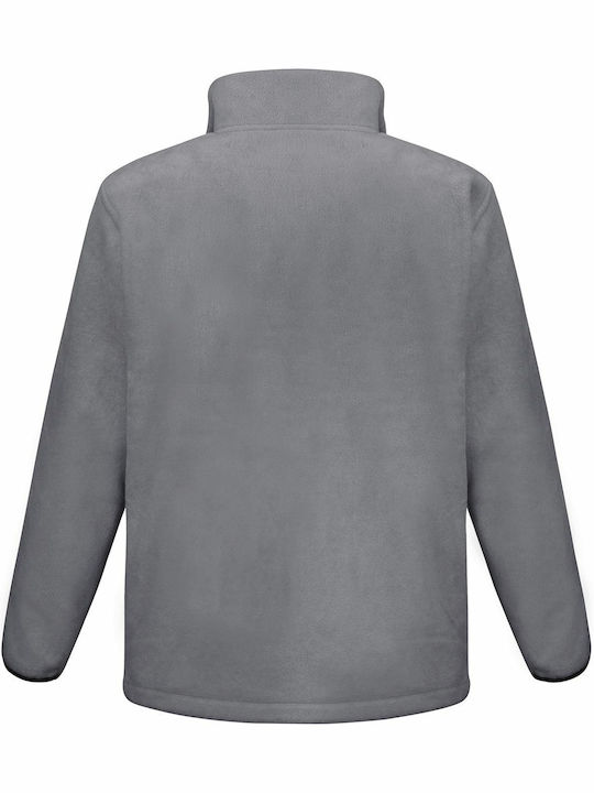 Result R220X Men's Long Sleeve Promotional Cardigan Pure Grey