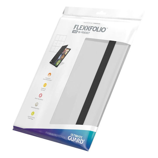 Ultimate Guard Flexxfolio 360 - 18-Pocket Binder 9-Pocket Standard Size White UGD010043