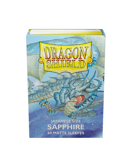 Dragon Shield Japanese Size Small Card Sleeves Japanese Size 60τμχ Sapphire ART11128