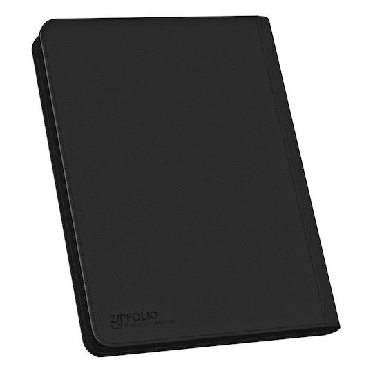 Ultimate Guard 18-Pocket Zipfolio XenoSkin Pro- Binder 9-Pocket Standard Size Black