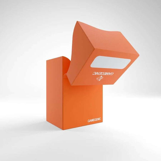 Gamegenic Deck Holder 80+ Deck Box Standard Size Orange