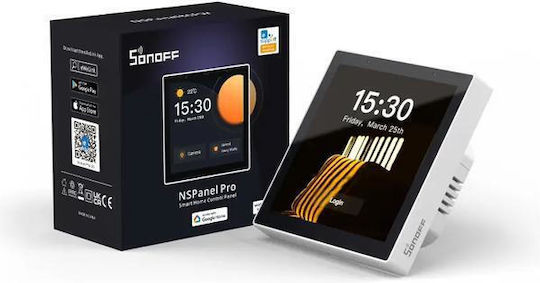 Sonoff NSPanel Pro Recessed Wall Switch with Touch Screen Wi-Fi White