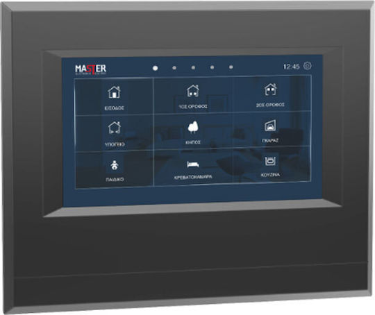 Master Electric Vertieft Wandschalter mit Touchscreen Wi-Fi Beleuchtung Anthracite
