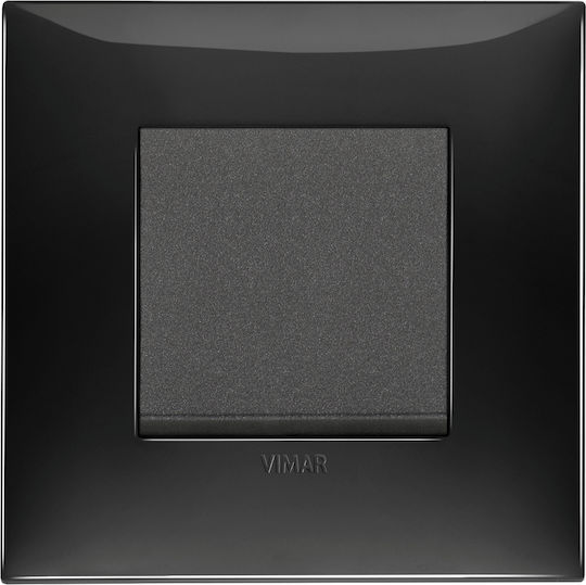 Vimar Recessed Wall Switch Single Without Frame Aller Retour Black