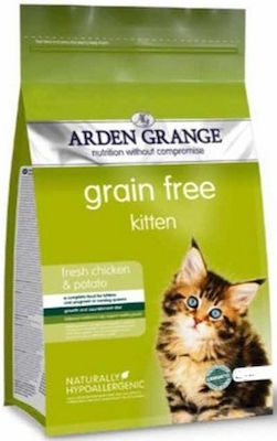 Arden Grange KItten Hrană Uscată pentru Pisici Tinere cu Pui / Cartofi 2kg