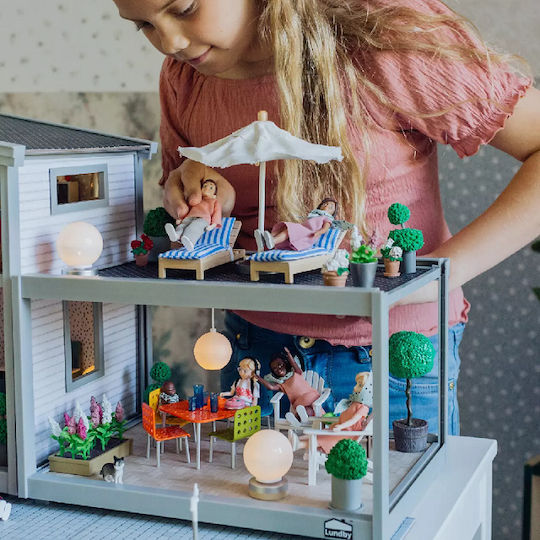 Lundby Μπανιέρας με Μπουρνούζι Έπιπλα για Κουκλόσπιτο