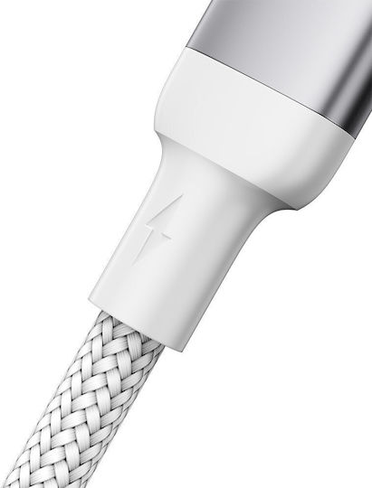 Joyroom Braided USB-A to Lightning Cable White 1.2m