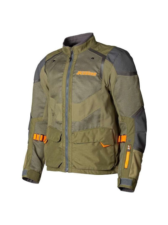 Klim Baja S4 Sommer Herren Motorradjacke Sage-Strike Orange