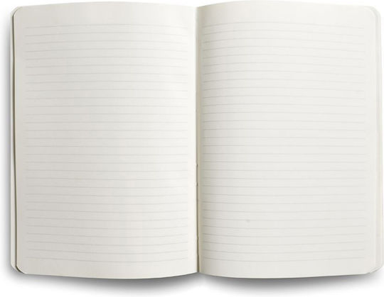 The Writing Fields Global Σημειωματάριο A6 Ριγέ Μπλε