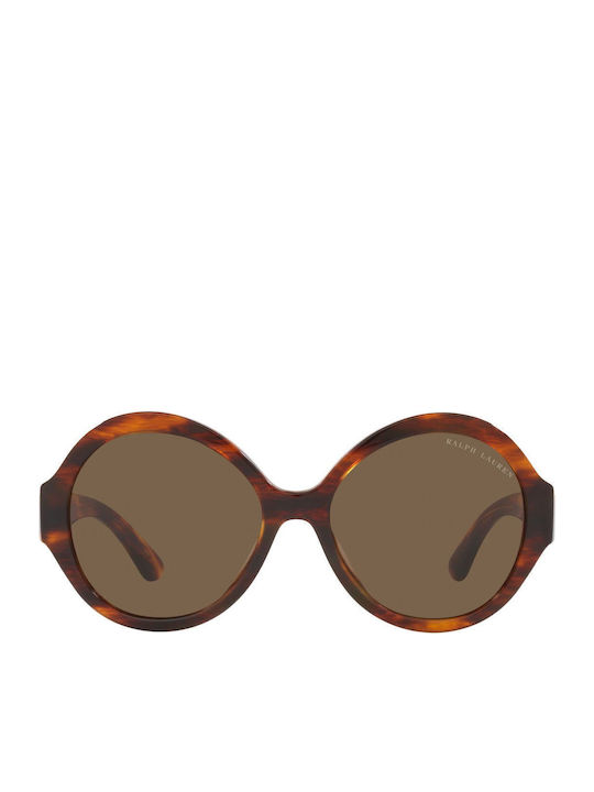 Ralph Lauren The Farrah Sunglasses Brown with Acetate Frame & Brown Lens Ralph Lauren The Farrah Sunglasses Brown with Acetate Frame & Brown Lens