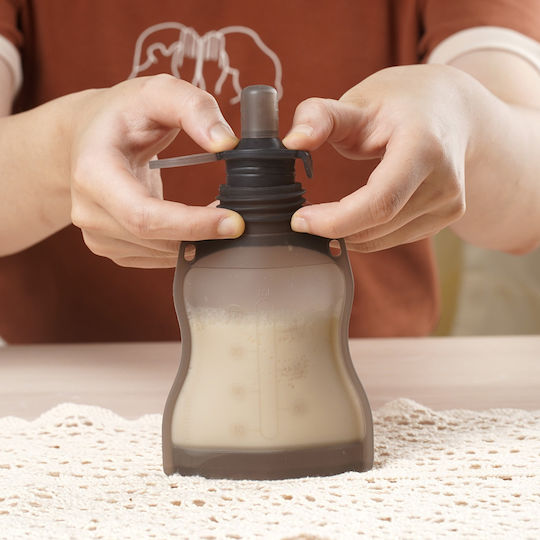 Haakaa Paiele de înlocuire Gri Yummy Pouch Sippy Spout din Silicon 1buc
