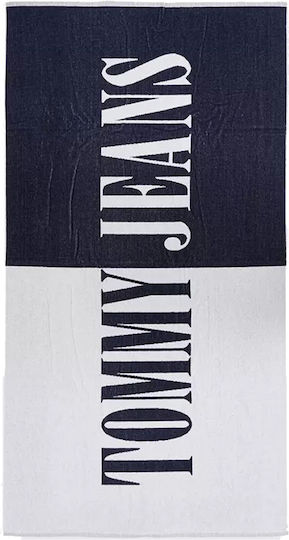 Tommy Hilfiger Logo Signature Cotton Blue 180x100cm