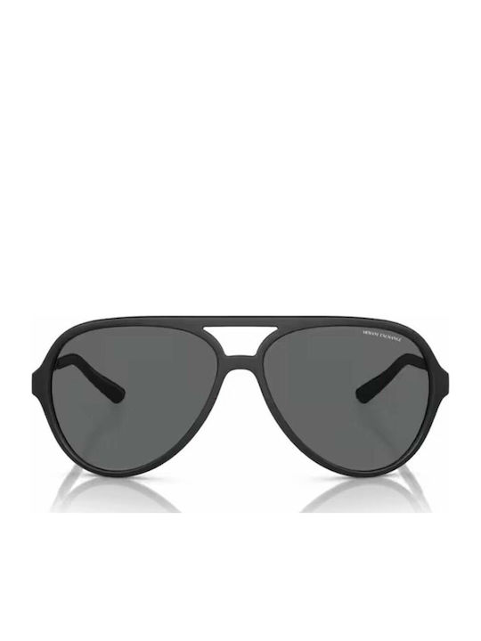 Armani Exchange Ochelari de soare Μαύρα cu Cadru & Gri Lentilă Armani Exchange Ochelari de soare Μαύρα cu Cadru & Gri Lentilă