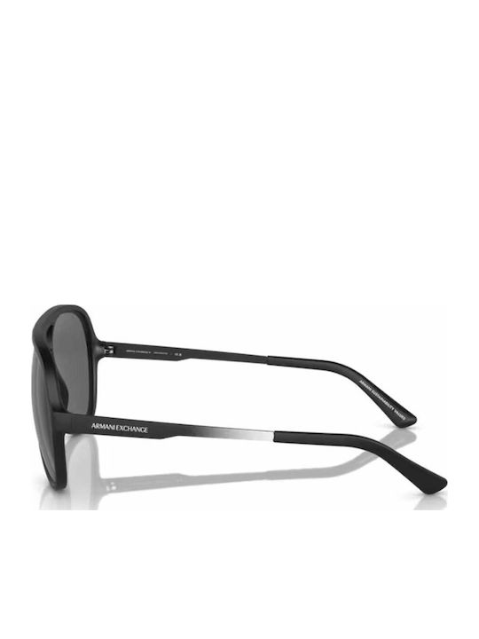Armani Exchange Мъжки Слънчеви Очила с Черна Метална Рамка и Сиви Стъкла AX4133S 807887