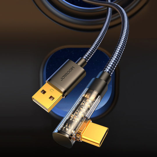 Joyroom S-UC027A6 USB 2.0 Cable USB-C male - USB-A PD Μαύρο 1.2m