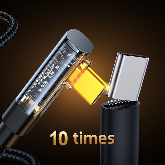 Joyroom S-UC027A6 USB 2.0 Cable USB-C male - USB-A PD Μαύρο 1.2m