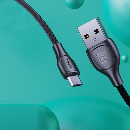 Remax Lesu USB 2.0 Kabel USB-C männlich - USB-A Weiß 1m