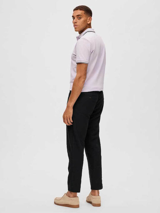 Selected Herrenhose in Relaxed Passform Schwarz