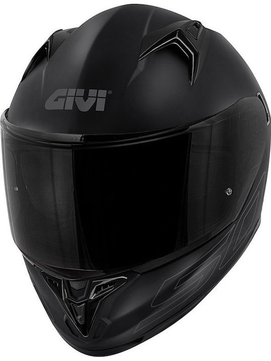 Givi H50.9 Matt Black Motorcycle Helmet Full Face ECE 22.06 with Pinlock and Sunvisor