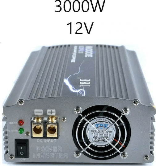 TBE TBE Invertor Auto Modificat Sine Wave 3000W pentru Convertirea 12V DC în 220V AC