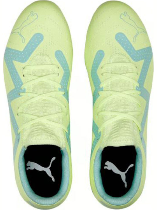 PUMA Future Play Ποδοσφαιρικά Παπούτσια με Τάπες FG/AG Κίτρινα