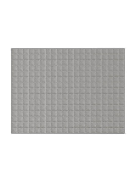 vidaXL Одеяло Гравитация Едно 150x200см Сиво