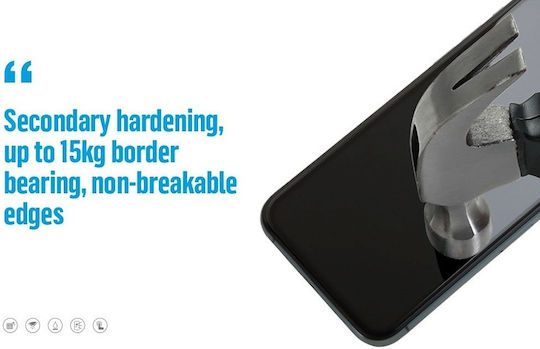 Mr. Monkey 5D Ceramic Full Glue Full Face Tempered Glass Μαύρο (Galaxy A14)