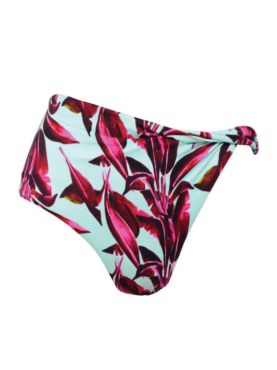 Hawaii Bikini Slip High Waist Turquoise
