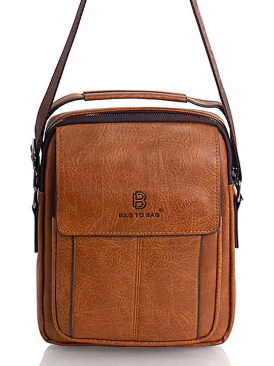 MD-3083 Herrentasche Schulter / Crossbody Tabac Braun