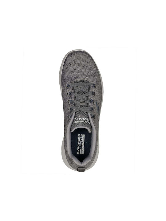 Go Walk Flex Sport Shoes Running Gray